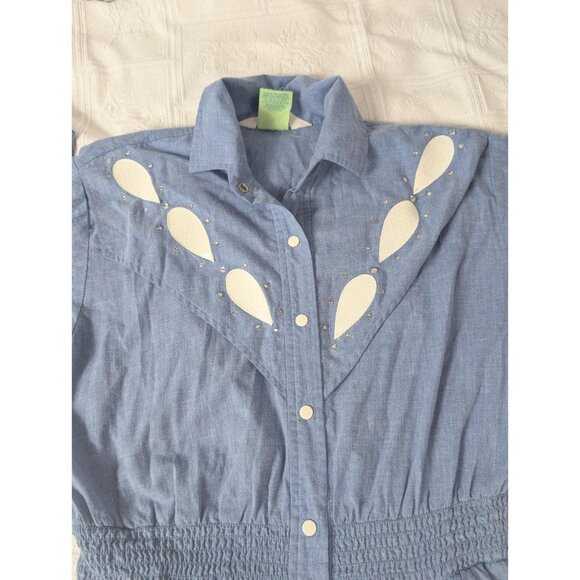 Vtg Evelyn Pearson Jumpsuit Size Small Romper Country 70s 80s Country Glam Disco - Picture 3 of 16